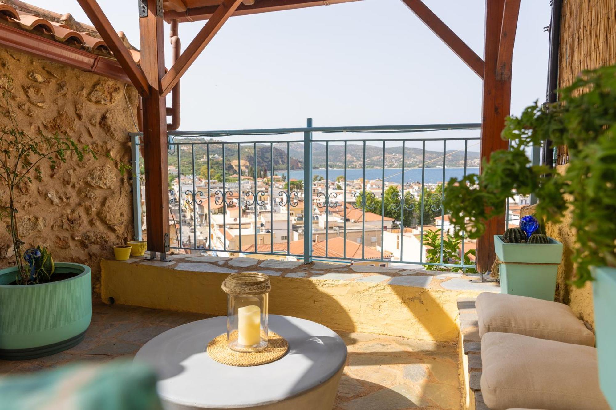 Вилла Vasiliki Cozy & Modern House Githio View Экстерьер фото